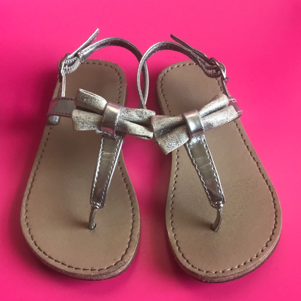 Silver sandals